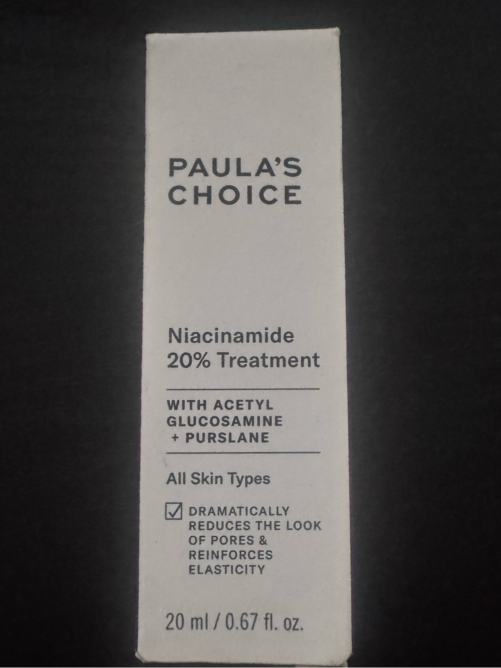Paula’s Choice Niacinamide 20% Treatment | 20ml Pore Minimizing Serum (NIB)